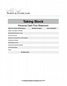 Personal Cash Flow Statement